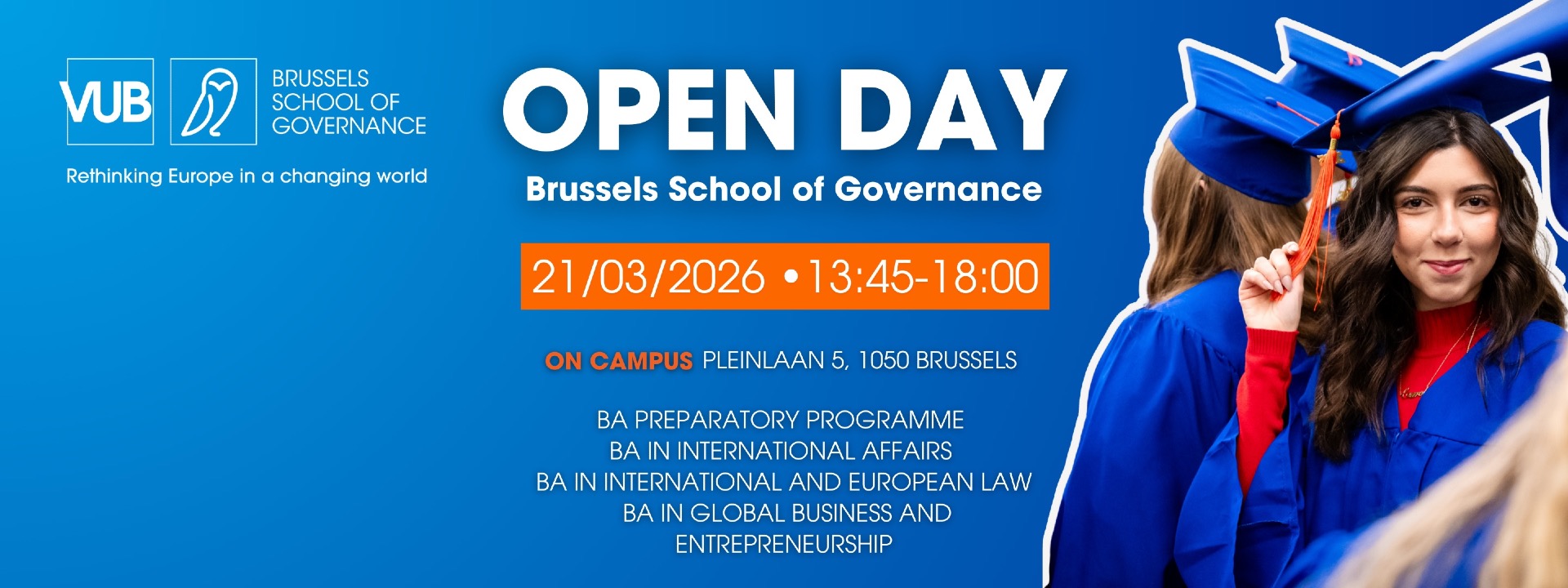Brussels School of Governance: Open Day - Spring 2026 cover image